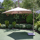 Marseille Outdoor Cantilever Umbrella with Marble Base on Castors