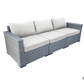 CIEUX Sofa Cannes Outdoor Patio Wicker Modular Sofa in Grey with Sunbrella Cushions - Available in 2 Colours