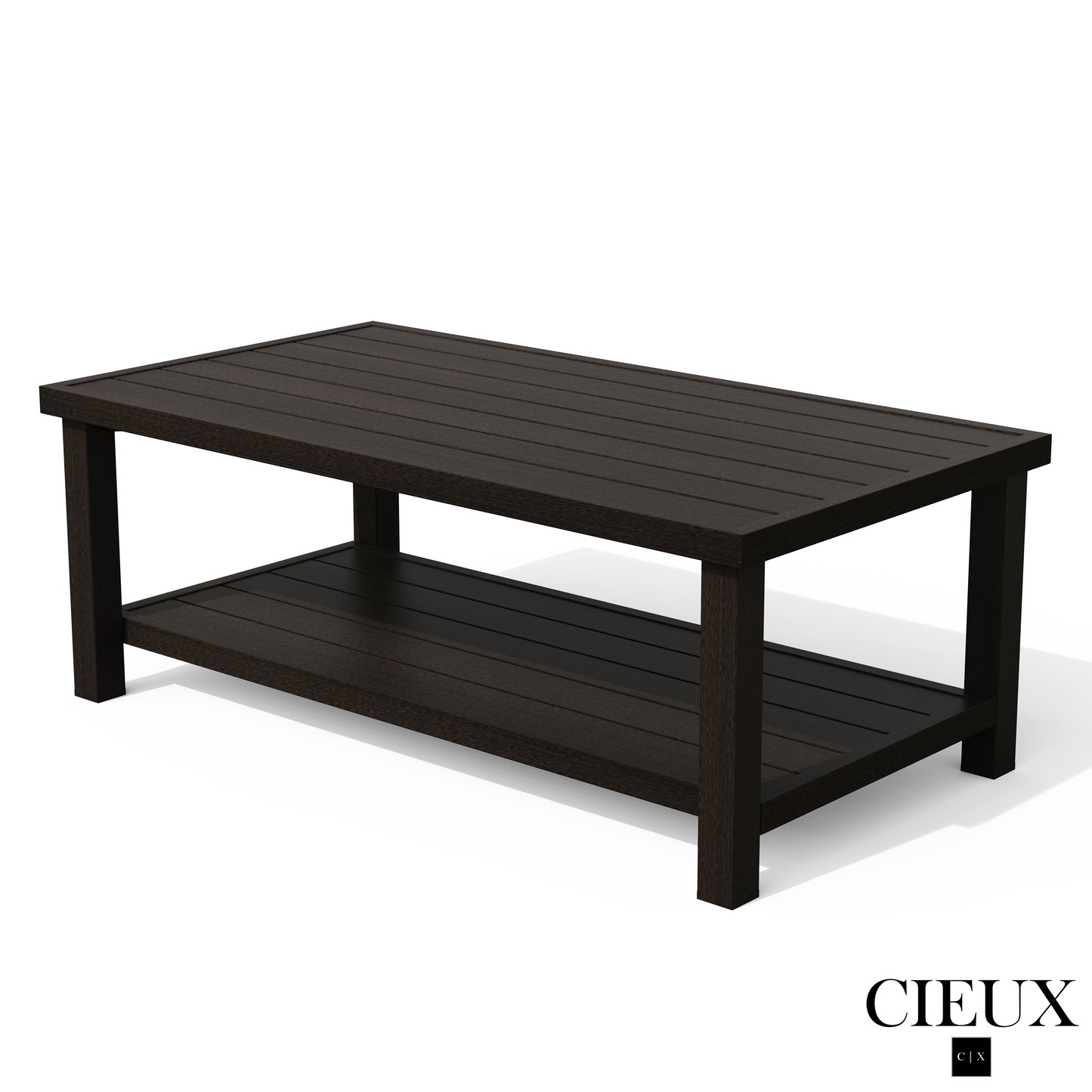 Cieux Sofa Set Loire Outdoor Patio Aluminum Metal Sofa Conversation Set with Swivel Club Chairs and Sunbrella Cast Silver Cushions