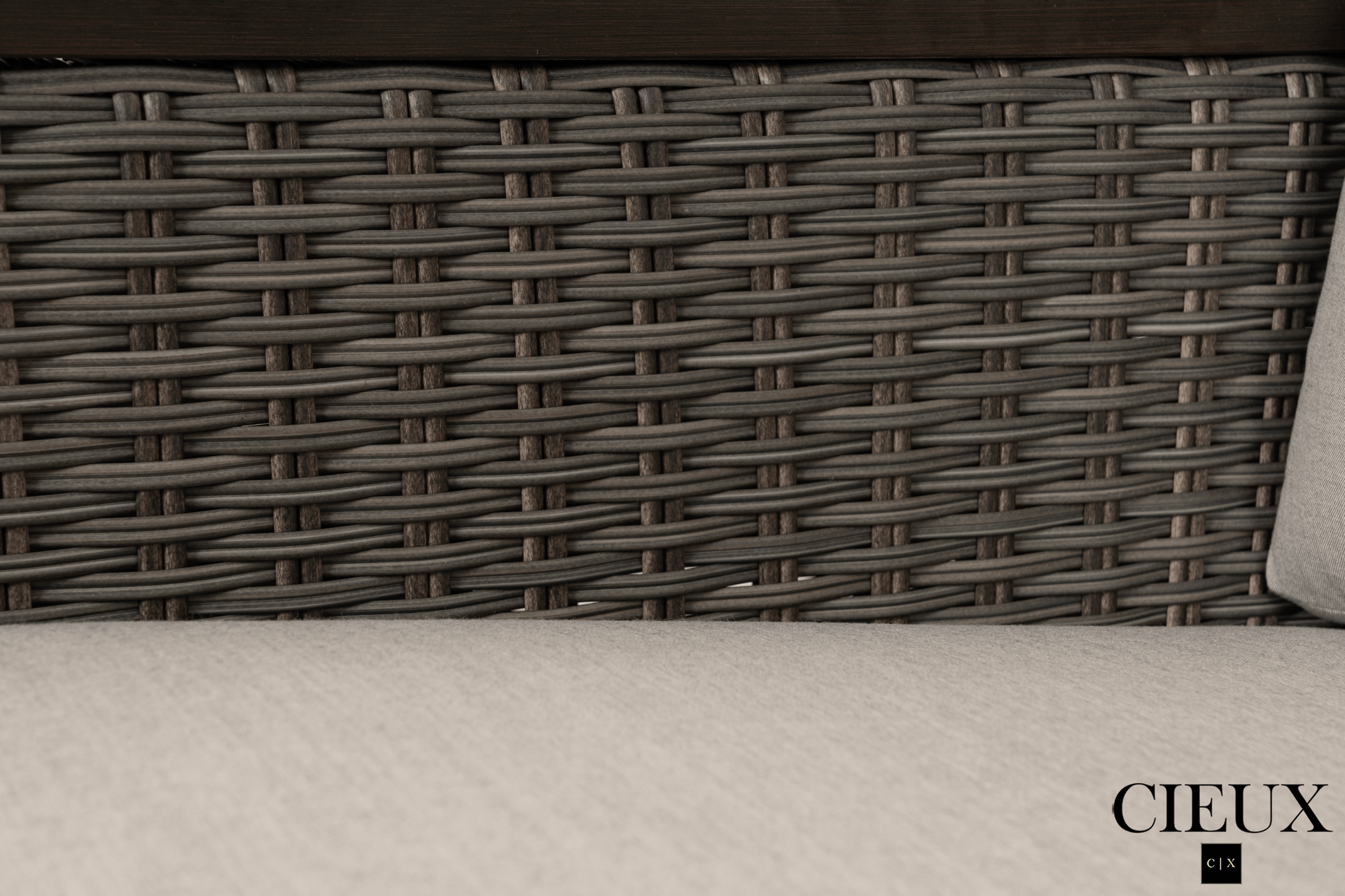 CIEUX Sofa Set Loire Outdoor Patio Aluminum Metal Sofa Conversation Set with Swivel Club Chairs and Sunbrella Cast Silver Cushions