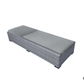 CIEUX Sun Lounger Cannes Outdoor Patio Wicker Chaise Sun Lounger in Grey with Sunbrella Cushions - Available in 2 Colours