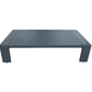Pending - Cieux Lyon Outdoor Patio Aluminum Metal Rectangular Coffee Table in Midnight Grey