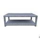 CIEUX Conversation Set Cannes Outdoor Patio Wicker Sofa Conversation Set in Grey with Sunbrella Cushions - Available in 2 Colours