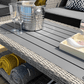 Pending - Cieux Cannes Outdoor Patio Wicker Sofa Conversation Set in Grey with Sunbrella Cushions - Available in 2 Colours
